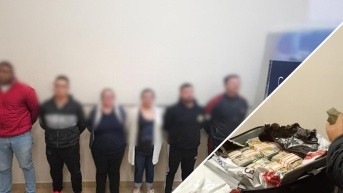 Por la detención de dos hermanas con USD 2.1 millones en el Aeropuerto de Quito, hay en total 11 personas y una empresa vinculadas al caso de lavado de activos que sigue la Fiscalía. (Composición Ecuavisa)