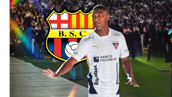 Carlos Gruezo afirmó que no celebrará un posible gol ante Barcelona SC. (Ecuavisa)