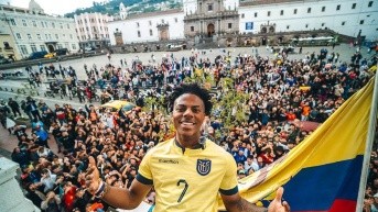 Fotografía publicada por el streamer durante su visita en Ecuador (Foto cuenta Instagram @ishowspeed)