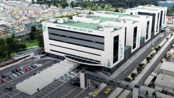 Imagen del Hospital IESS Sur. (Televistazo)