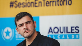 Imagen de Aquiles Álvarez, en sesión del Concejo Municipal del 17 de enero del 2025. (Alcaldía de Guayaquil)