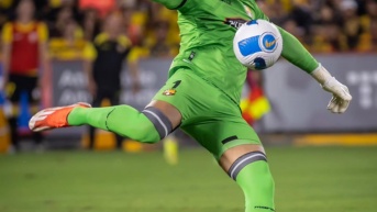 José David Contreras, arquero de Barcelona SC en la Noche Amarilla. (Barcelona SC)