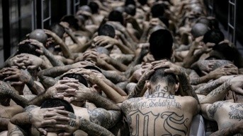 Bukele aceptaría encerrar criminales estadounidenses en la enorme cárcel que mandó construir. (Secretaría de Prensa de la Presidencia de El Salvador)