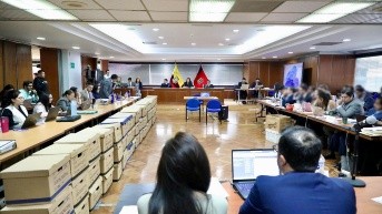Segundo día de audiencia de juicio en el Complejo Judicial Norte. (Fiscalía)