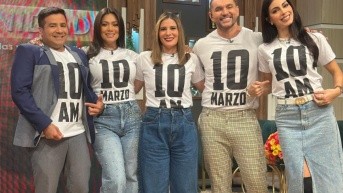 Imagen de archivo de los presentadores de En Contacto. (Verónica Yépez)