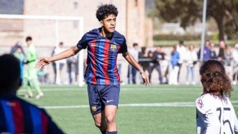 Adrián Cuadrado, jugador del FC Barcelona, fue convocado con la selección de Ecuador sub 17. (Redes sociales)