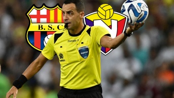 Esteban Ostojich será el árbitro del encuentro entre Barcelona SC y El Nacional. (Ecuavisa)