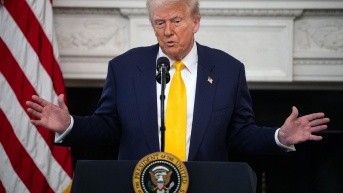 Fotografía del 21 de febrero del presidente de EE.UU., Donald Trump. (FRANCIS CHUNG / POOL / EFE)