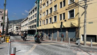 Calle Guayaquil, en el Centro Histórico. (Quito Informa)
