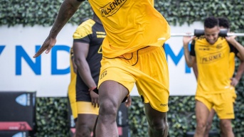 Archivo Felipe Caicedo entrenamiento. (Barcelona SC)
