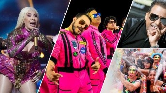 Imágenes de archivo de Ivy Queen, Papaya Dada, Wilfrido Vargas y más. (COMPOSICIÓN / ÁLVARO CHIRIBOGA)