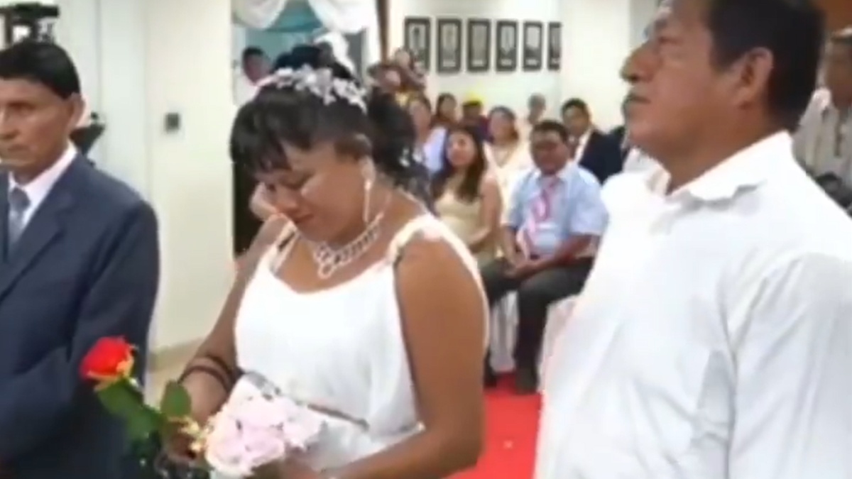 Elena, la novia que se hizo viral por rechazar a su prometido en el altar. (Redes Sociales)