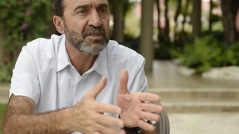 El expresidente de Emelec, Nassib Neme, en una entrevista (Foto: Internet)