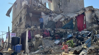 Entre escombros y destrucción, los habitantes de Gaza se preparan para dar la bienvenida al segundo Ramadán desde que se inició la guerra con Israel. (EFE)