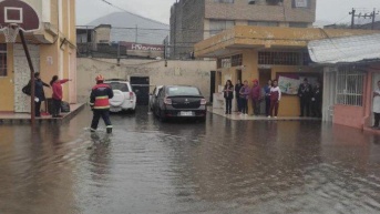 Lluvias en Quito. (API)