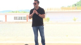 Imagen de Daniel Noboa, presidente de Ecuador, en un evento en Daule este 6 de marzo del 2025. (Presidencia de Ecuador)