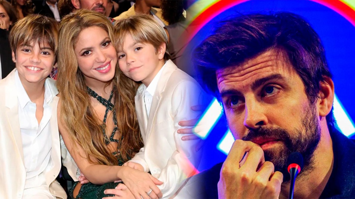 Imagen de archivo de Shakira junto a sus hijos en común con Gerard Piqué, Sasha y Milan. (COMPOSICIÓN / ÁLVARO CHIRIBOGA)