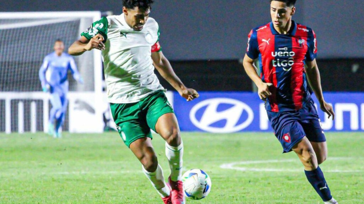Palmeiras y Cerro Porteño en el partido por la Copa Libertadores Sub 20 (EFE)
