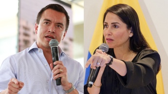 Daniel Noboa y Luisa González compiten por la Presidencia de la República. (Flickr)