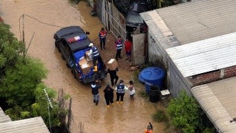 La Secretaría de Riesgos señaló que 104 mil personas están afectadas por las lluvias en Ecuador. (CÃ©sar MuÃ±oz / API)