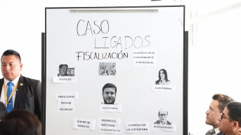 Gráfica presentada en la Comisión de Seguridad. (API)