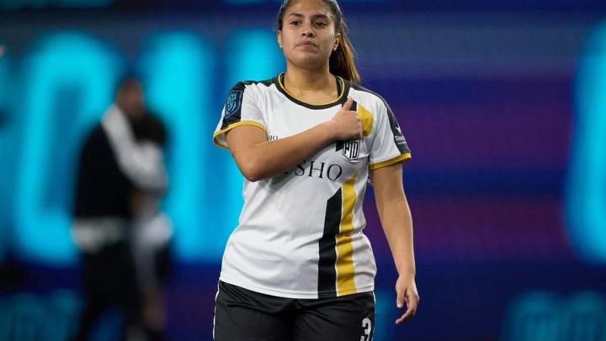 Antonela Romoleroux, jugadora ecuatoriana. (Queens League)