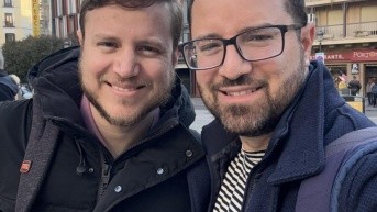 Augusto Verduga y Abraham Verduga. (Foto: Cuenta X Abraham Verduga)