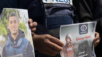 Hossam Shabat, el periodista asesinado el lunes en un bombardeo en el norte de Gaza. (EFE)