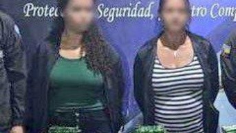 Imagen de las dos presuntas implicadas en el almacenamiento de heroína (Policía Nacional)
