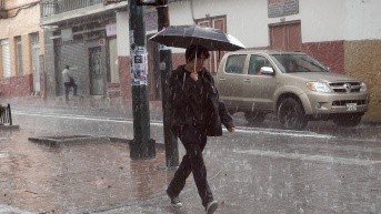 Día de lluvia en Cuenca, Ecuador. (API)
