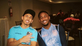 Jeremy Sarmiento y John Yeboah. (Archivo)