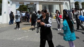 Ingreso al Cementerio de Tulcán, en la provincia del Carchi. (Ecuavisa)
