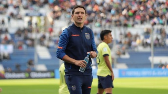 Miguel Bravo renunció a su cargo como entrenador de la selección de Ecuador sub 20. (FEF)