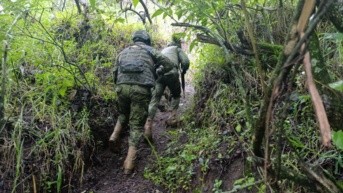 Imagen de militares en Ecuador. (Televistazo)