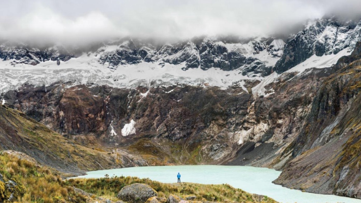 Vista de la Laguna Amarilla en una fotografía de noviembre 2021. (Ministerio de Turismo)