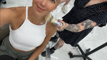 La Flaca Guerrero comenzó su tratamiento en Mayo de 2025. (RRSS)