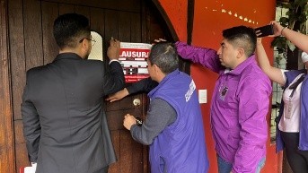 Cuatro entidades participaron en la clausura del centro. (Intendencia de Policía de Pichincha)