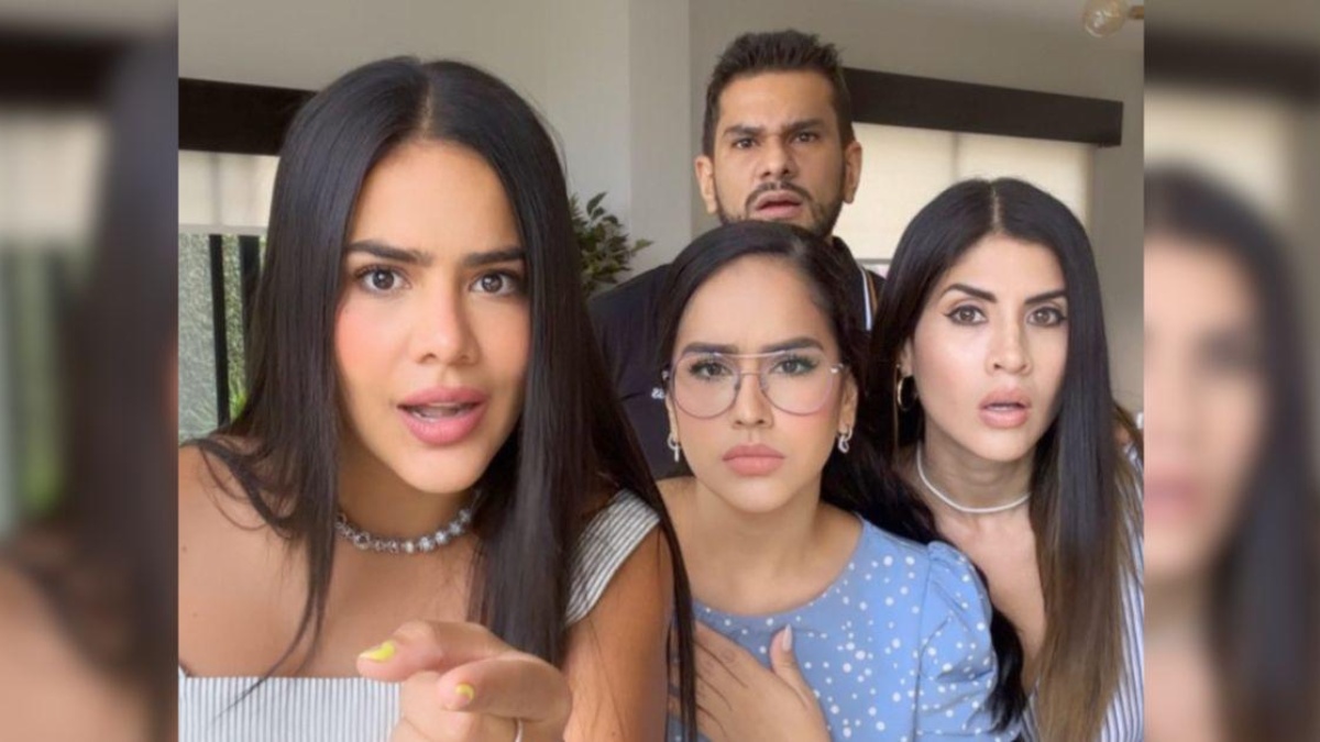 De izquierda a derecha: Michela, Iesmin, Valeria Moreira y Farid. (RRSS)