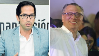 Carlos Bernal y Jorge Glas. (Redes Sociales)