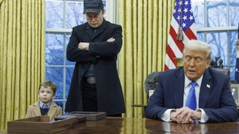 Foto de Donald Trump y Elon Musk. (BBC News Mundo)