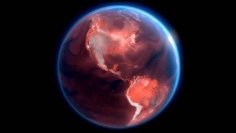 El planeta Tierra desde imágenes satelitales (Foto de las imágenes satelitales)