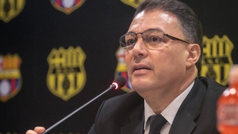 Carlos Alfaro Moreno, directivo de Barcelona SC. (ARCHIVO)