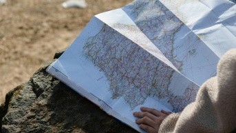 Mapa de viaje (Internet)