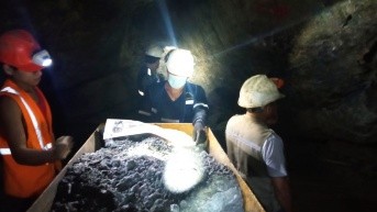 Imagen de minería ilegal en Ecuador. (Agencia de Regulación y Control Minero)