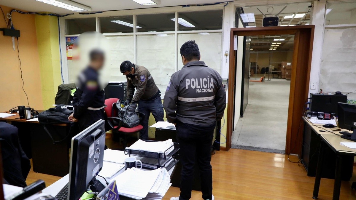 Imagen Ecuavisa (Fiscalía General del Estado)