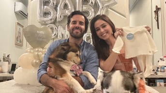 Fiorella Solines y su esposo Felipe Zúñiga. (RRSS)