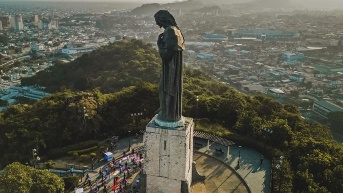 Imagen del Corazón de Jesús, cedida por el Municipio de Guayaquil.