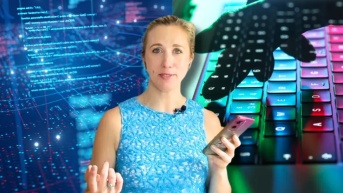 Sasha Luccioni, una científica de la informática de Canadá, quiere "democratizar el buen aprendizaje automático". (Foto BBC)