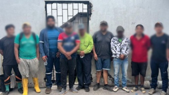 Los aprehendidos fueron puestos a disposición de las autoridades  para los procedimientos legales correspondientes. (Policía Nacional)