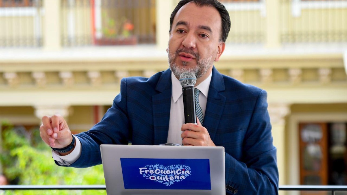 Alcalde de Quito Pabel Muñoz (Quito Informa)